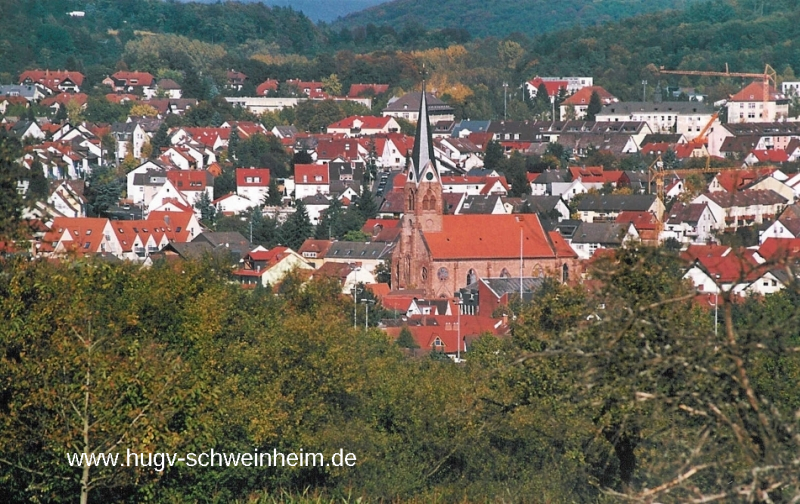 Erbig Blick auf Schweinheim