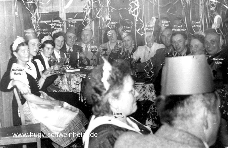 Weinstube Giegerich Fastnacht 1949 (3)