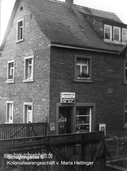 Kolonialwaren Maria Hettinger Schulzengasse 5
