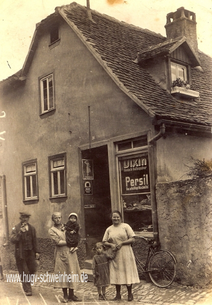 Kolonialwaren Rickert Ebersbacher Str um 1930