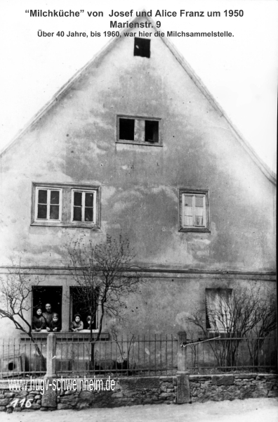 Milchsammelstelle Franz Josef um 1950