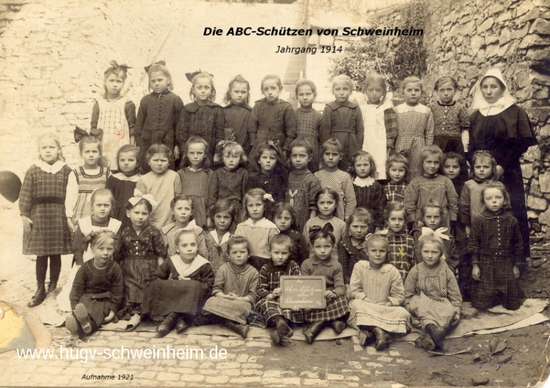 JG 1914 Einschulung 1914