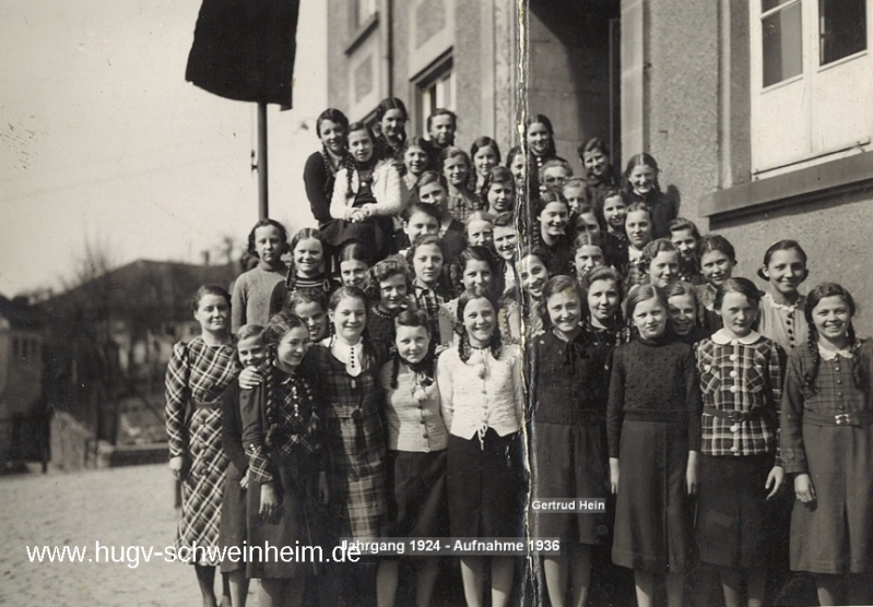 JG 1924 Mädchenschule Schweinheim