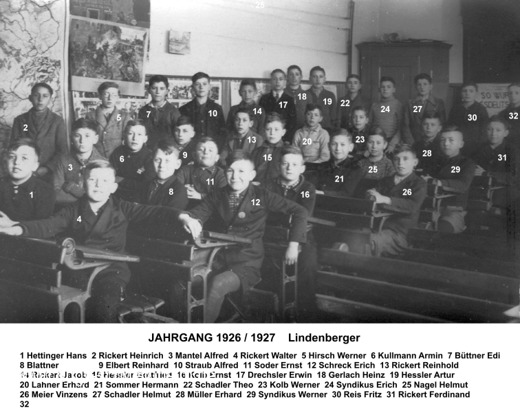 JG 1926/27 Lindenberger