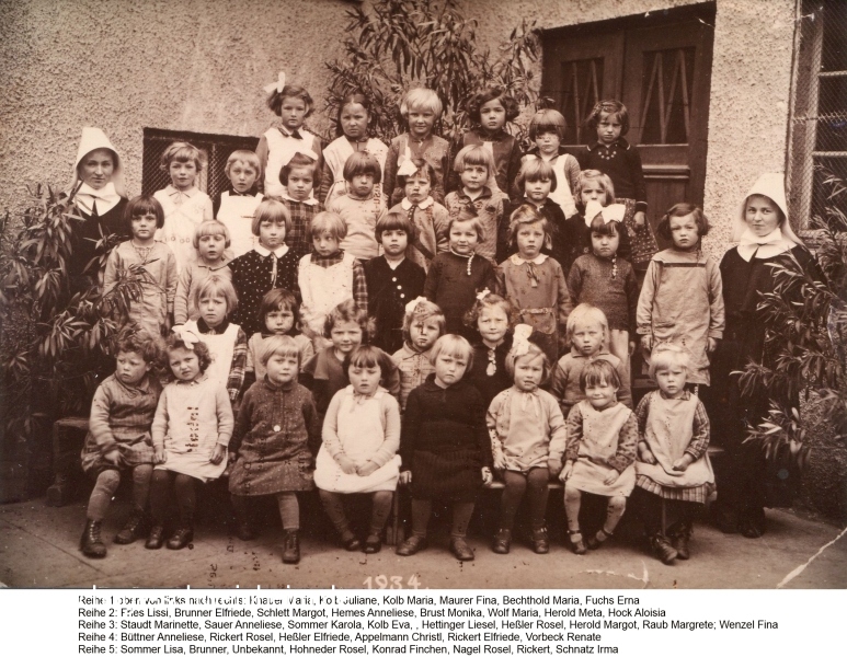 JG 1928/29 Kindergarten 1934