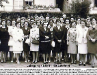 JG 1930/31 Mädchen 50-Jahrfeier
