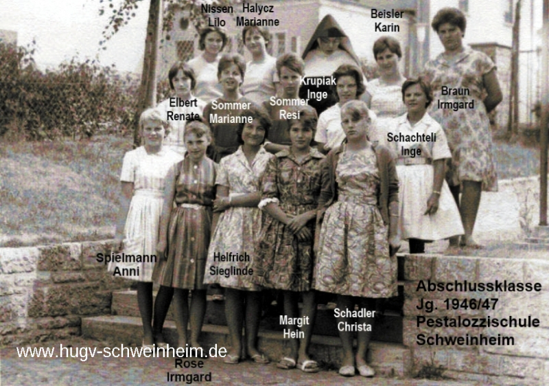 JG 1946/47 Abschlussklasse Mädchen