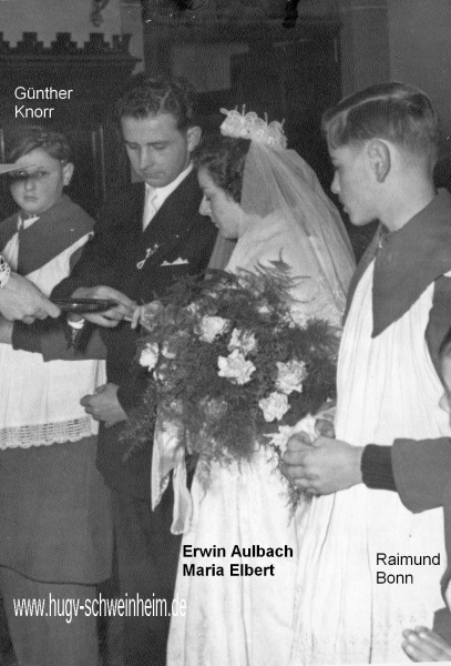 Aulbach Erwin Maria geb Elbert Hochzeit 