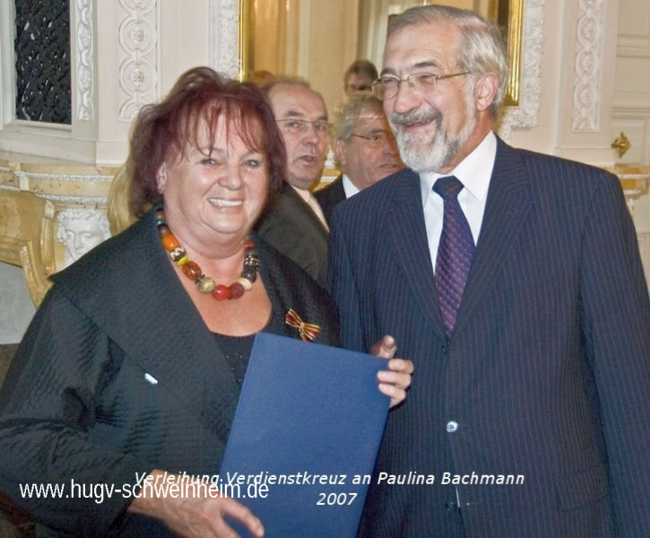 Bachmann Paulina Verdienstkreuz 2007 