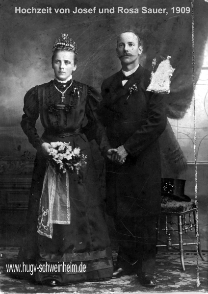 Sauer Josef Rosa Hochzeit 1909