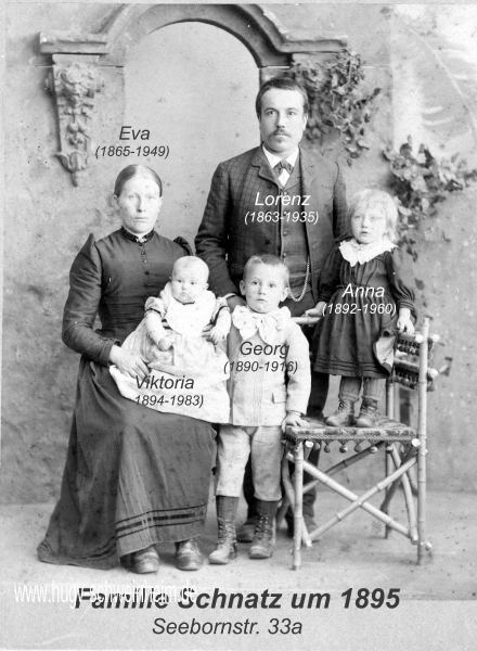 Schnatz Lorenz mit Familie 1895