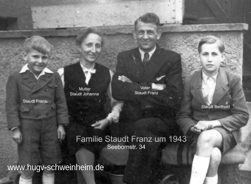 Staudt Franz mit Familie 1943