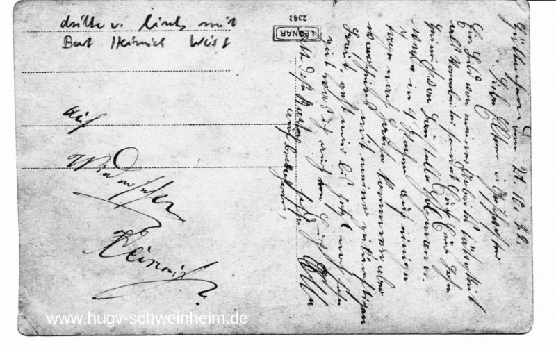 Wüst Heinrich Edertalsperre Rückseite