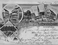 Ansichtskarte Schweinheim Schwindbrauerei