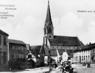 Ansichtskarte Gasthaus Weinwirtschaft Hirsch und Adler 1905