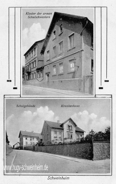 Freundstr Schule und Krankenhaus und Kloster