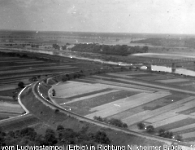 Bischberg Ludwigstempel Blick auf Nilkeimer Brücke um 1930