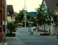 Marienstr mit Maibaum 1991