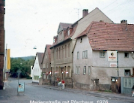 Marienstr mit Pfarrhaus 1976