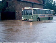 Marienstr überflutet Unwetter 1981