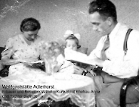 Adlerhorst Erbauer u. Betreiber Wilhelm Kunkel mit Familie 1950