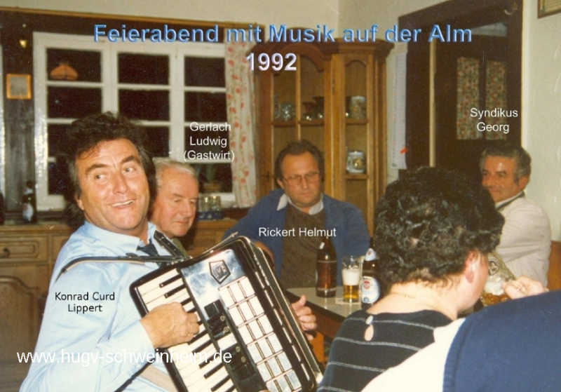 Almhütte Feierabend auf der Alm 1992