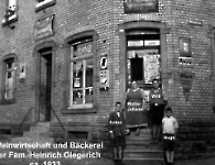 Weinstube u. Bäckerei Giegerich Marienstr 1933