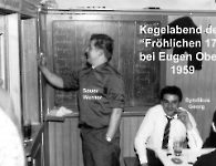 Zur Gemütlichkeit Fröhliche Siebzehn Kegeln 1959