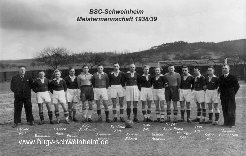 BSC Meistermannschaft 1939