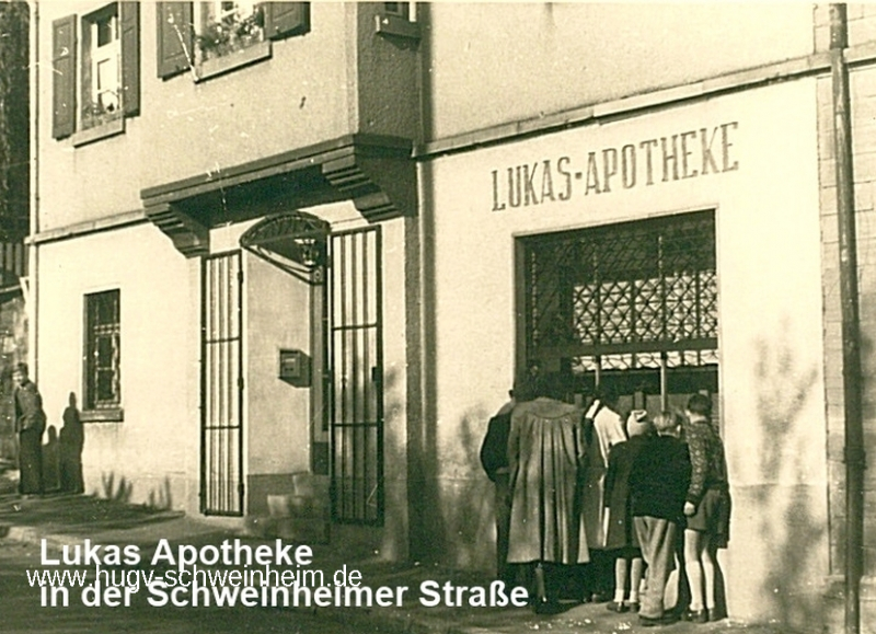 Lukas Apotheke in den 60er Jahren