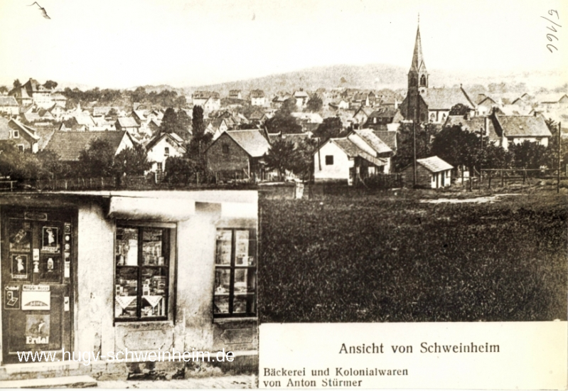 Bäckerei Stürmer Rosengasse 2 Postkarte