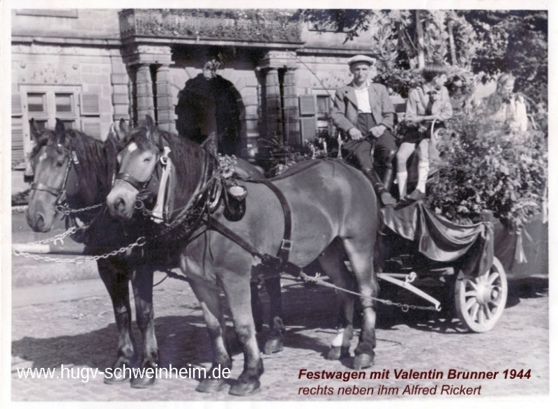 Brunner Valentin Unterhainstr Festwagen 1944