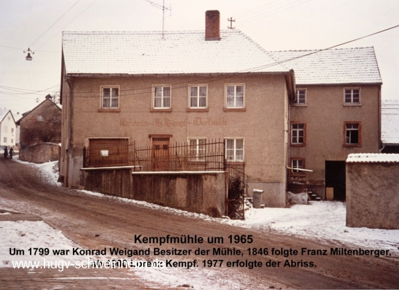 Dorfmühle 1965 Hensbachstr