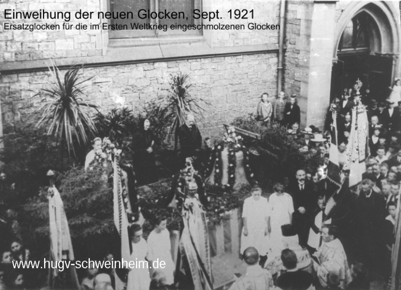 Glocken-Einweihung 1921