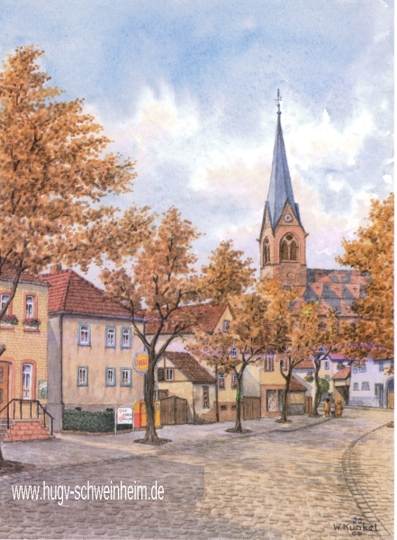 Marienstr Kirche - v. Willi Kunkel 2000