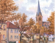 Marienstr Kirche - v. Willi Kunkel 2000