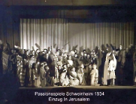 Passionsspiele 1931-34 Einzug in Jerusalem