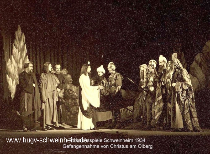 Passionsspiele 1931-34 Gefangennahme Jesu