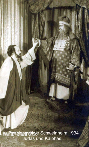 Passionsspiele 1931-34 Judas und Kaiphas