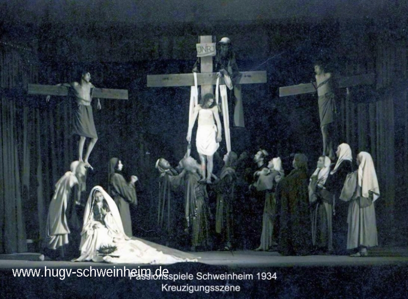Passionsspiele 1931-34 Kreuzigungsszene