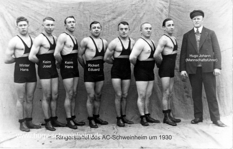 AC Germania Ringerstaffel um 1930