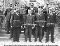 Vereinsvorstände bei der Eingemeindung 1939