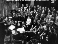 Sängerbund 75-jähr. Jubiläum Liederabend 1958
