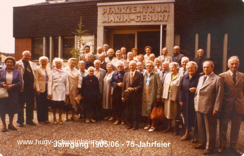 JG 1905/06 75-Jahrfeier 1981