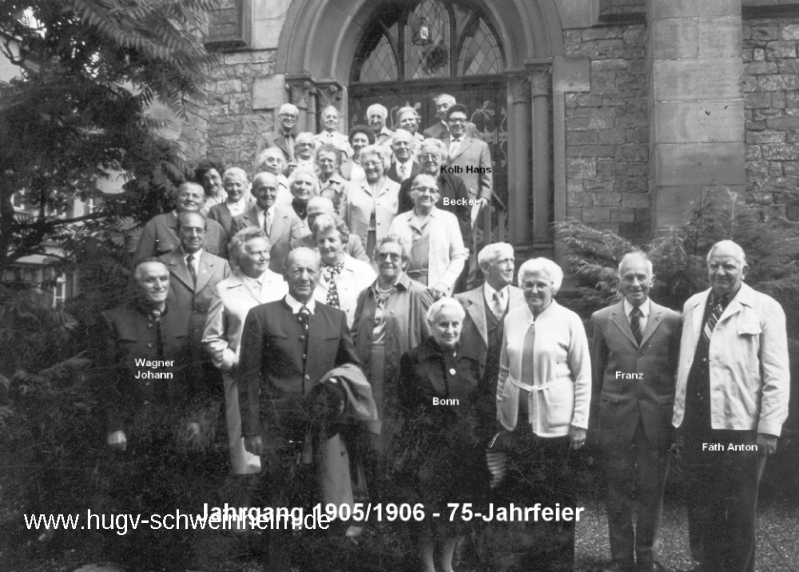 JG 1905/06 75-Jahrfeier 1981