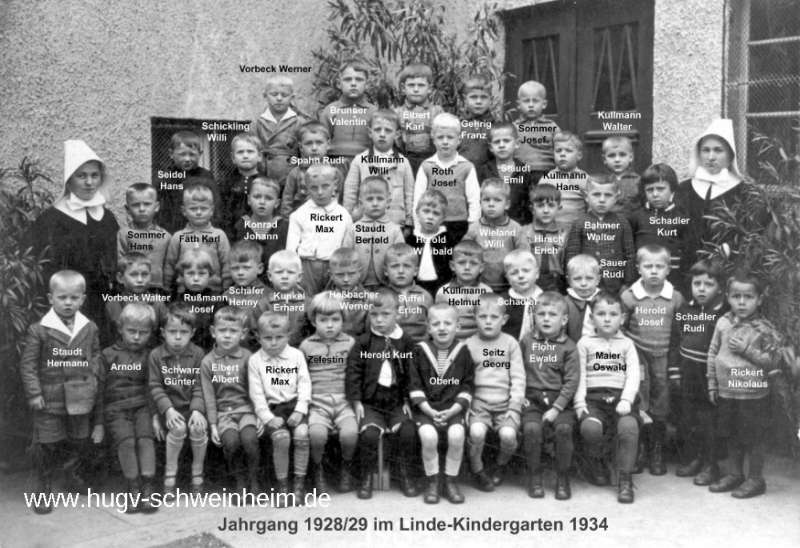 JG 1928/29 Kindergarten 1934