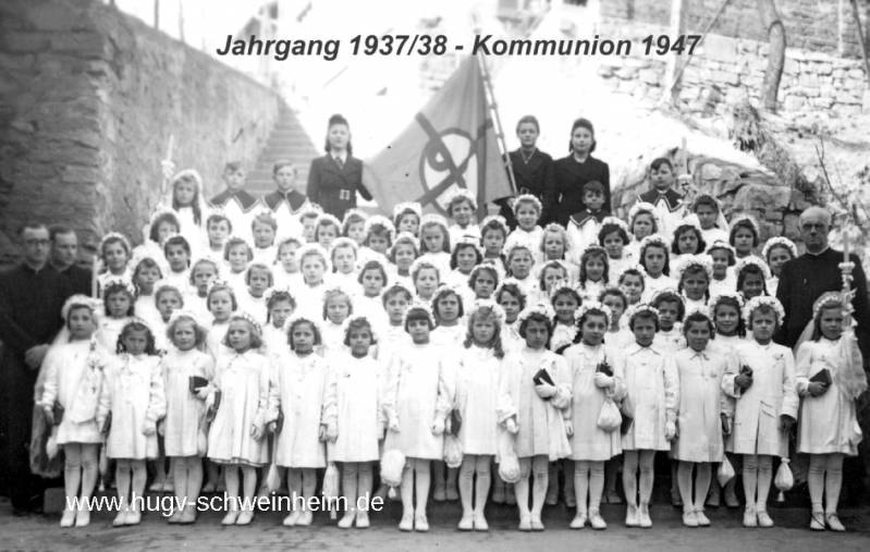 JG 1937/38 Kommunion Mädchen 1947