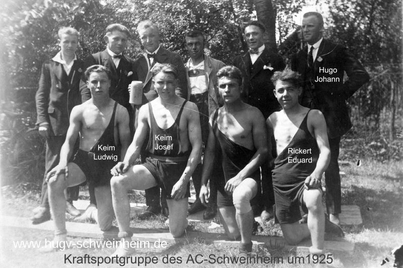 AC Germania Kraftsportgruppe um 1925