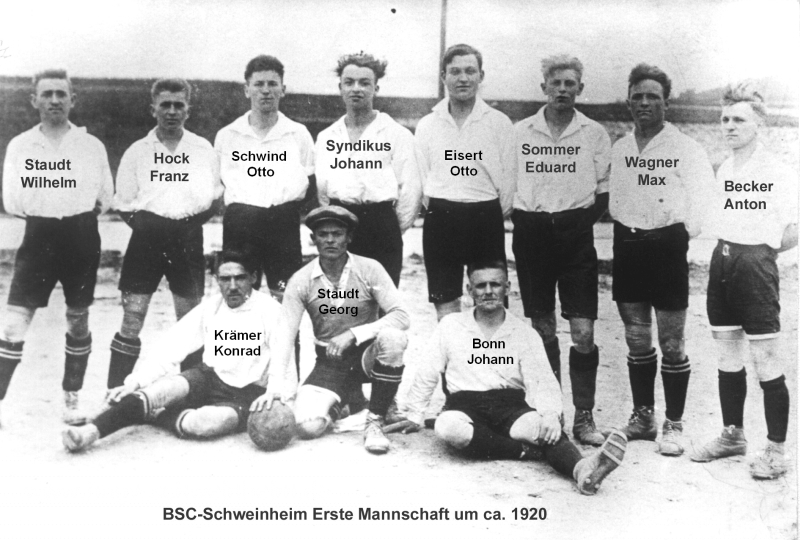 BSC 1. Mannschaft um 1920