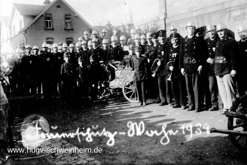 Feuerwehr Schweinheim 1934